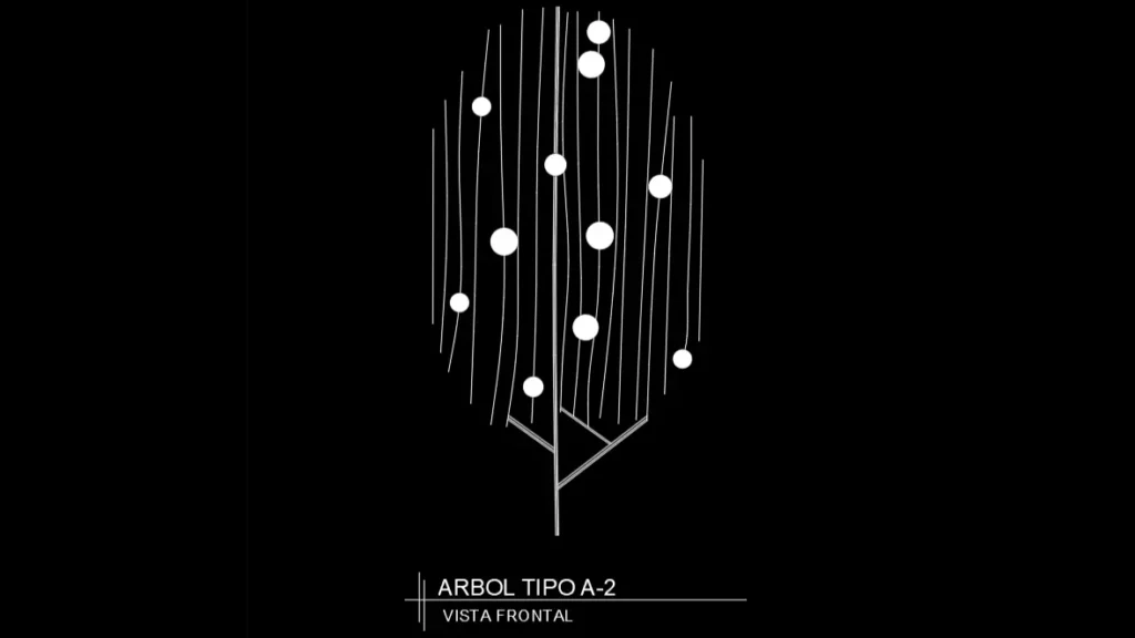 Árbol AutoCAD Tipo a-2