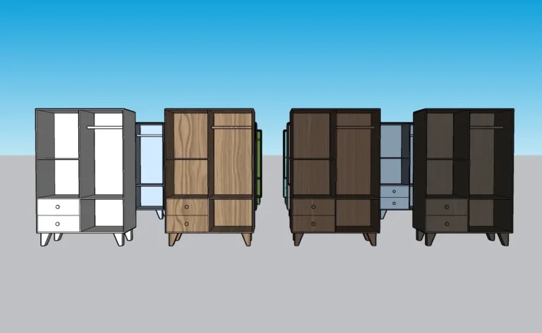 Mueble-de-Madera-SketchUp-A-1-1